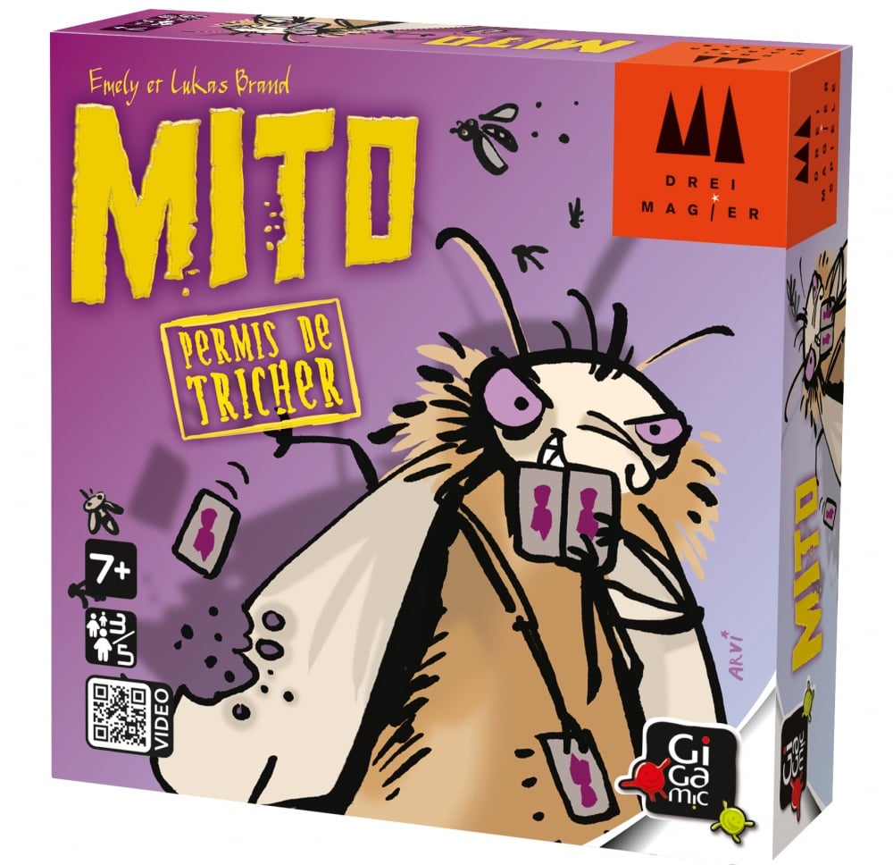 Mito est un jeu de cartes en famille avec des mites et des punaises