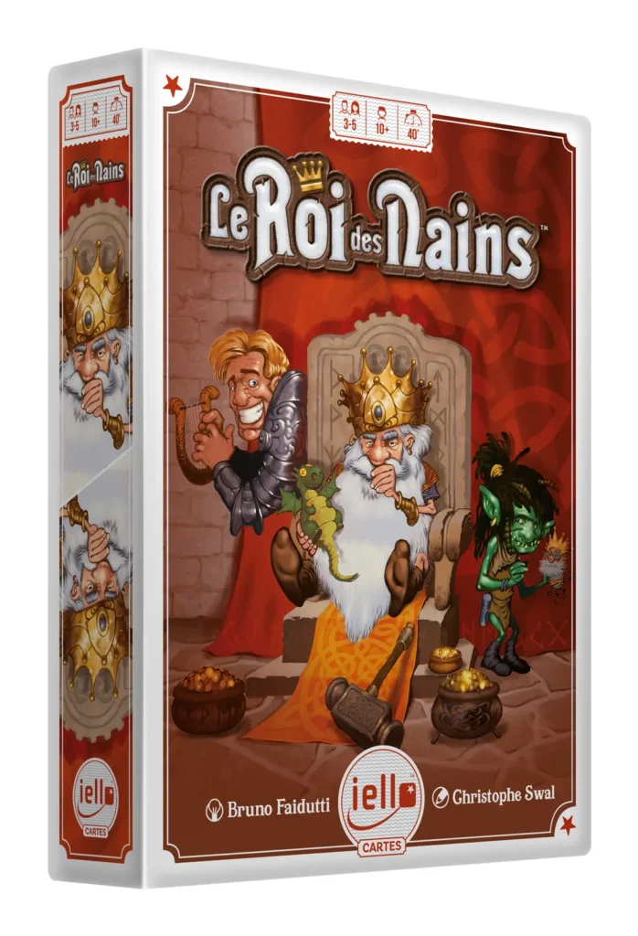 Le Roi des Nains est un jeu de cartes en famille avec des créatures mystérieuses