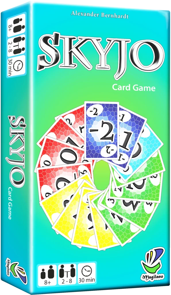Le Skyjo se joue avec des chiffres négatifs