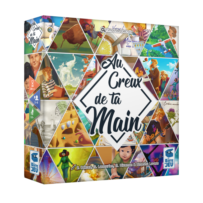 Au creux de ta main, jeu sensoriel avec du mime