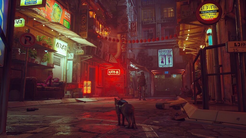 Stray, jeux avec un animal totem comme le chat