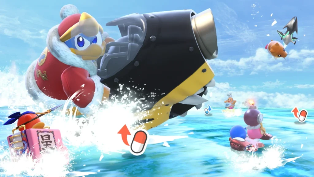 Roi Dadidou sur un bateau pendant une course en mer