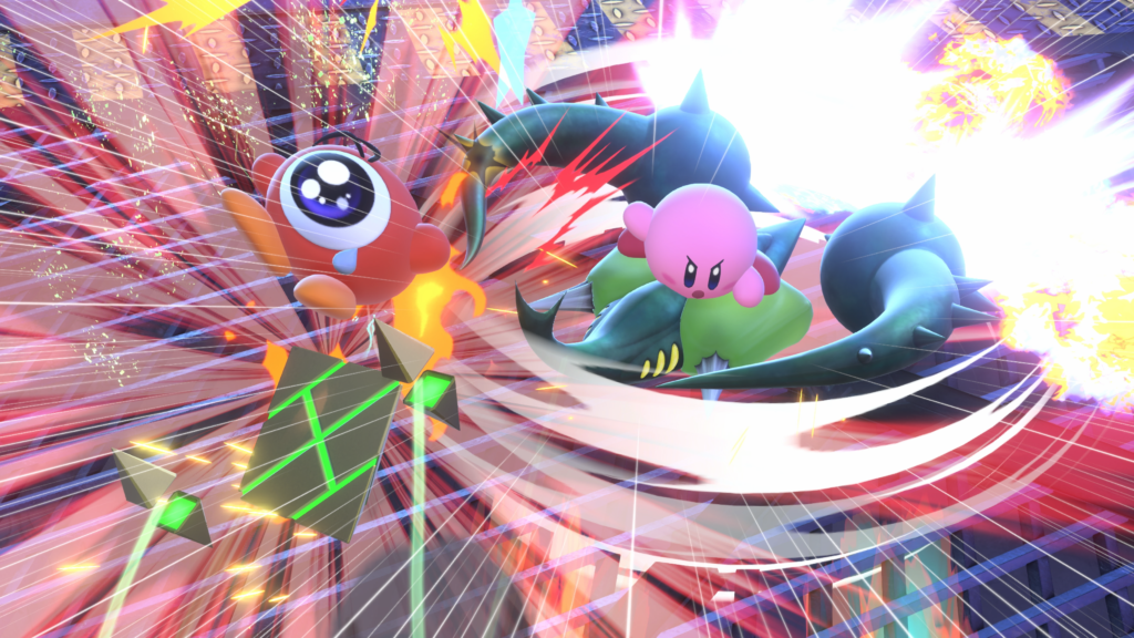 Waddle Doo en plein combat contre Kirby