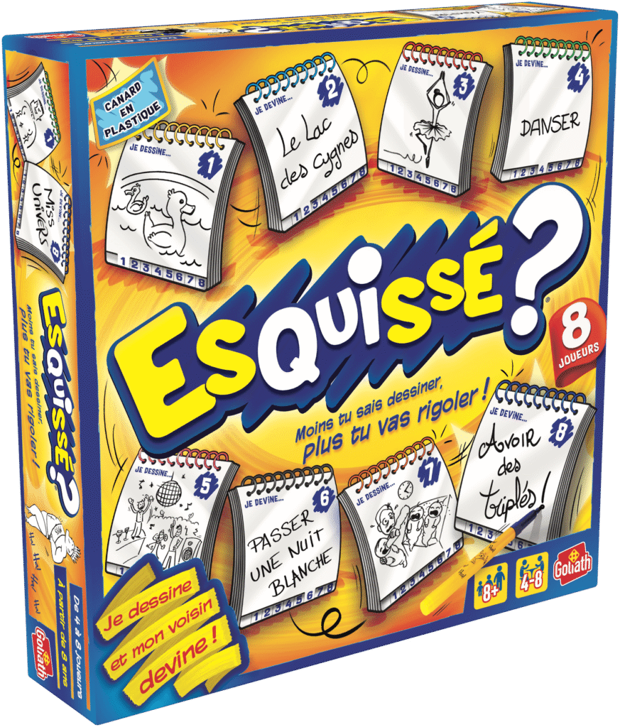 Esquissé un des jeux d'ambiance avec des dessins créatifs