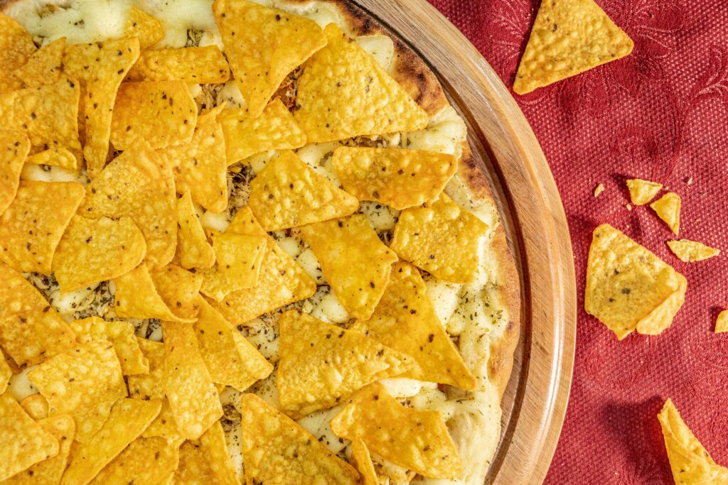 Nachos avec des tortillas et du fromage