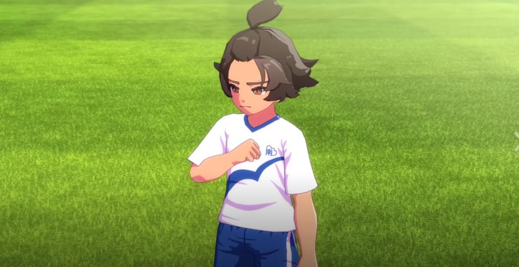 Cédric Freud milieu dans la série avec sa petite couette