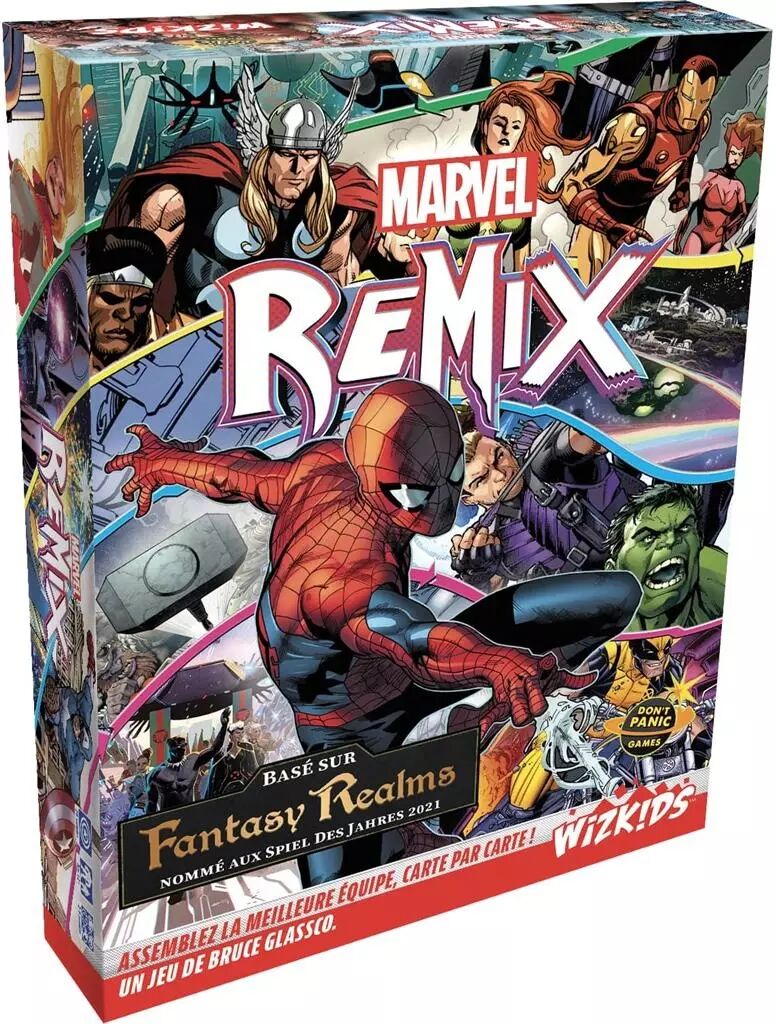 Marvel Remix avec Spider Man, Hulk et Wolverine