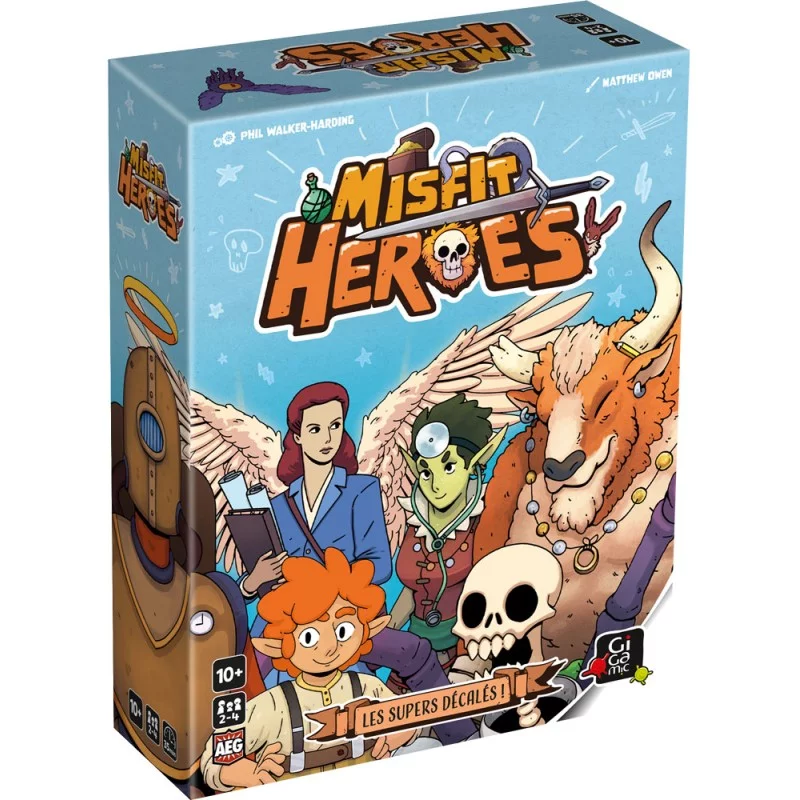 Misfit heroes avec des monstres, des animaux et des humains