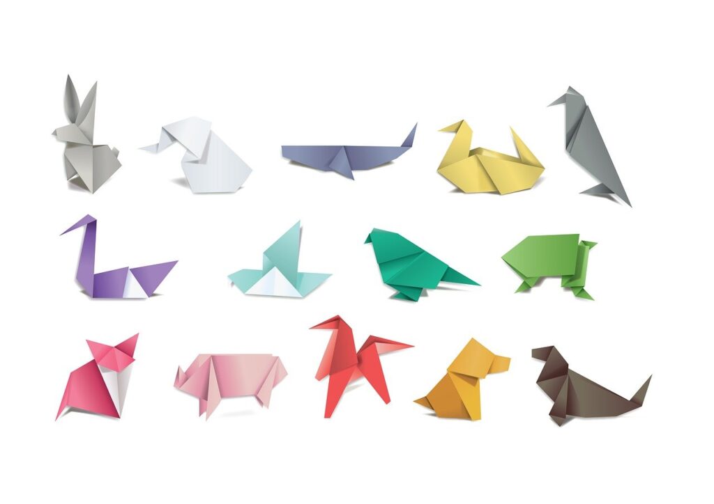 Les différents styles d'origami