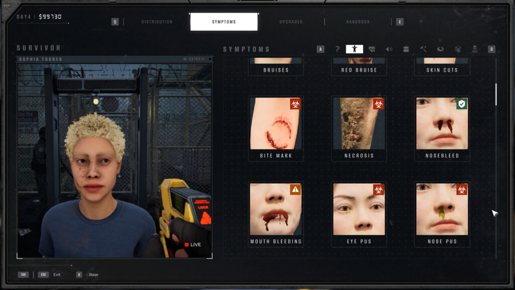 Un infecté dans Quarantine Zone : The Last Check