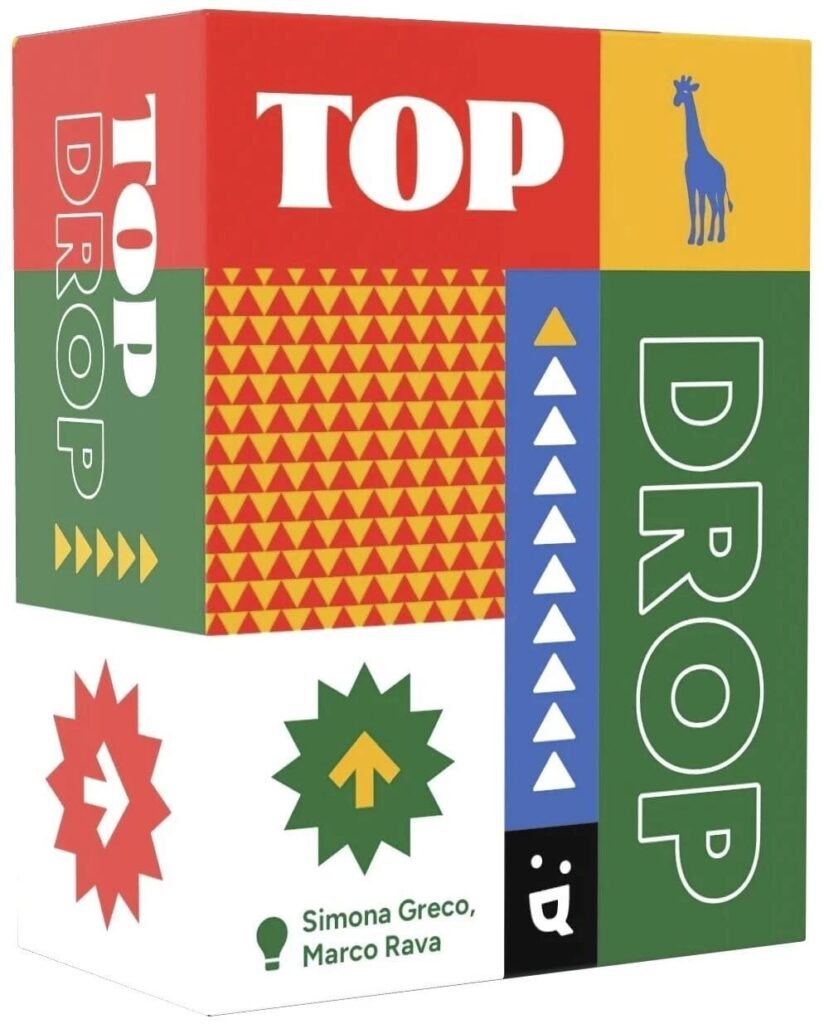 Top Drop cartes avec actions pour changer le sens, flèches et couleurs