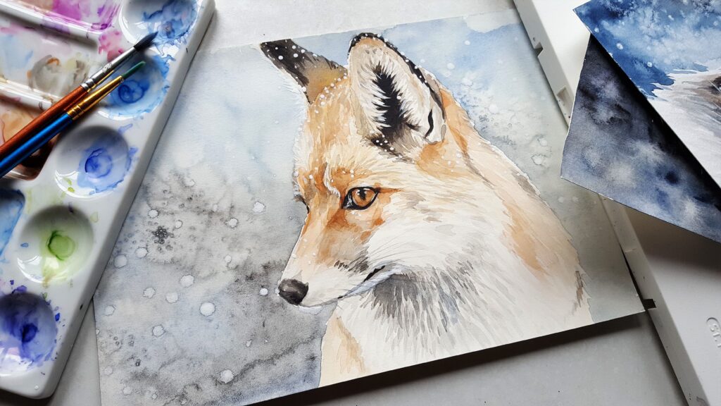 S'amuser avec de la peinture