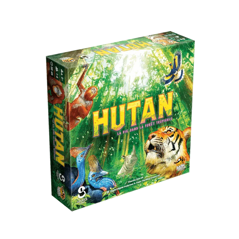 Hutan la vie dans la forêt tropicale Lucky duck games avec tigre, singe et toucan