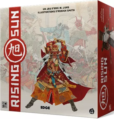 Rising Sun Edge avec un samouraï et des guerriers traditionnels nippons